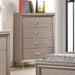 ALLIE Chest Beige & Brown - Visions in Furniture (La Mirada, CA)