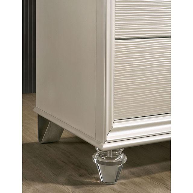 ALLIE Dresser Beige & Rose Gold - Visions in Furniture (La Mirada, CA)