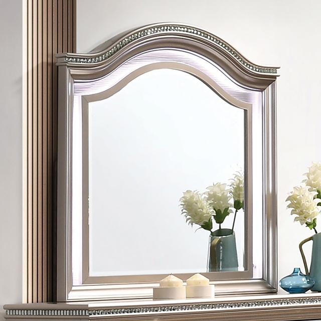 ALLIE Mirror Beige & Rose Gold - Visions in Furniture (La Mirada, CA)