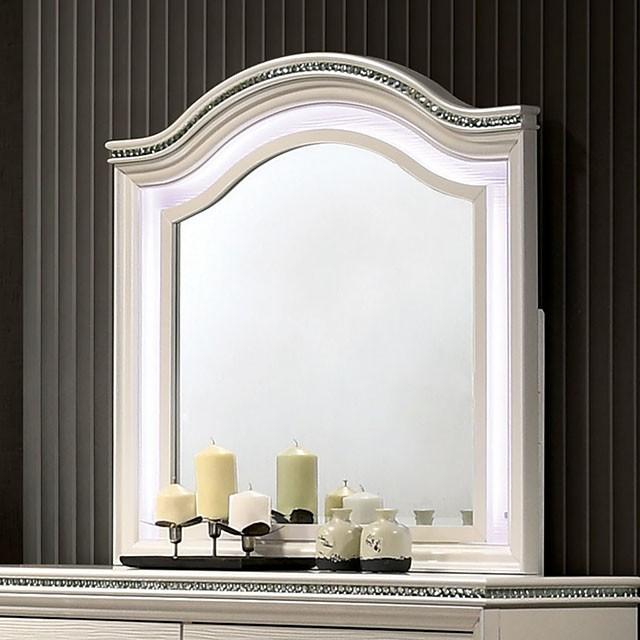 ALLIE Mirror Beige & Rose Gold - Visions in Furniture (La Mirada, CA)