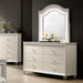 ALLIE Mirror Beige & Rose Gold - Visions in Furniture (La Mirada, CA)