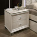 ALLIE Night Stand Beige & Rose Gold - Visions in Furniture (La Mirada, CA)