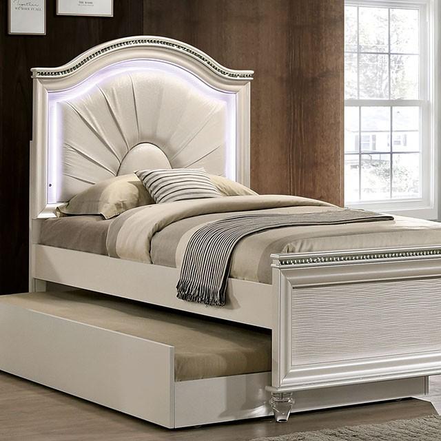 ALLIE Twin & Full Rose Gold Bed - Visions in Furniture (La Mirada, CA)
