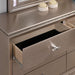ALLIE Twin & Full Rose Gold Bed - Visions in Furniture (La Mirada, CA)
