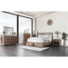 Wynton Weathered Light Oak Cal.King, E.King, & Queen Bed - Visions in Furniture (La Mirada, CA)