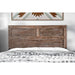 Wynton Weathered Light Oak Cal.King, E.King, & Queen Bed - Visions in Furniture (La Mirada, CA)