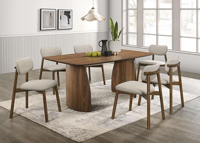 Alnwick 7 Pc Dining Table Set - Visions in Furniture (La Mirada, CA)