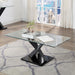 XANTHUS Coffee Table, Black - Visions in Furniture (La Mirada, CA)