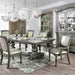 Alpena Gray Dining Table - Visions in Furniture (La Mirada, CA)