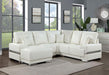 ALTHEA Sectional, White - Visions in Furniture (La Mirada, CA)