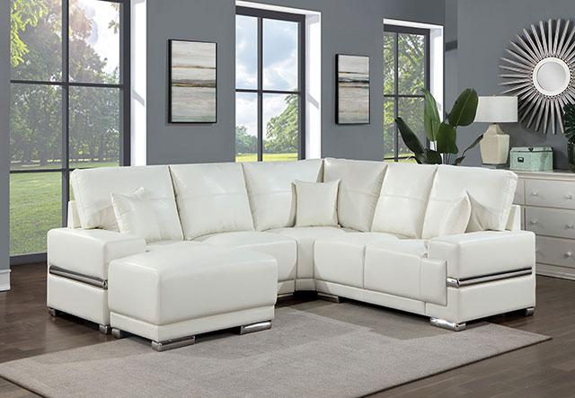 ALTHEA Sectional, White - Visions in Furniture (La Mirada, CA)