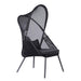 Alverta Foldable Chair Grey & Black (2/Ctn) - Visions in Furniture (La Mirada, CA)