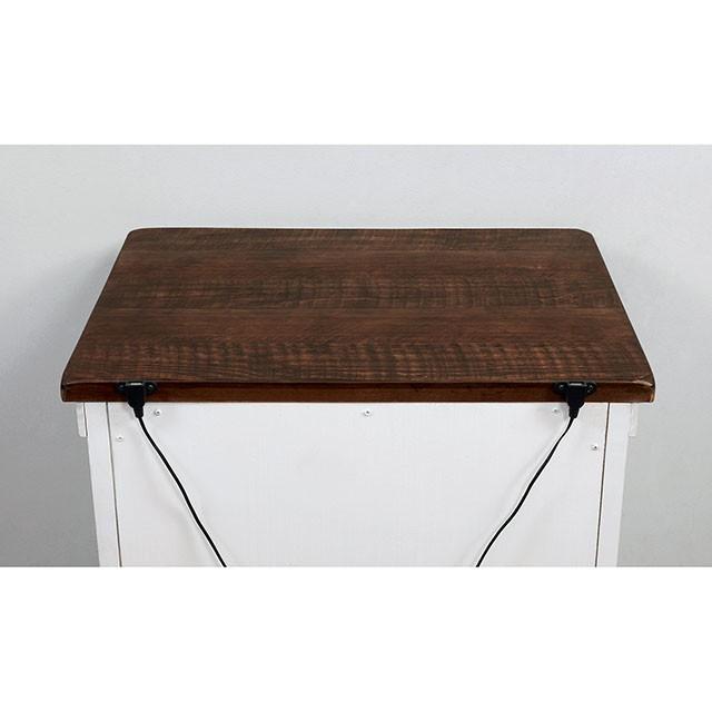 ALYSON Night Stand w/ USB Plug - Visions in Furniture (La Mirada, CA)