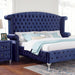 Alzir Bed Grey & Blue - Visions in Furniture (La Mirada, CA)