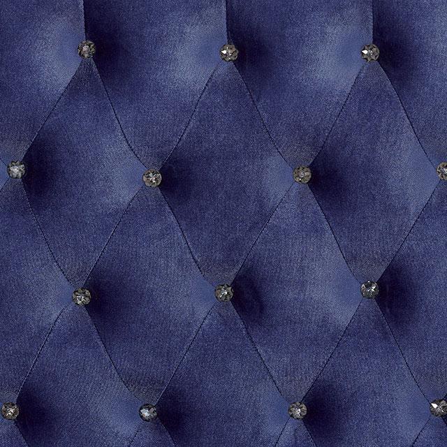 Alzir Bed Grey & Blue - Visions in Furniture (La Mirada, CA)