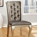 AMINA Champagne Side Chair (2/CTN) - Visions in Furniture (La Mirada, CA)