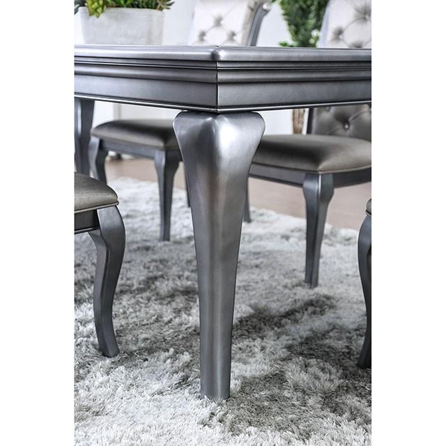 Amina Gray Dining Table - Visions in Furniture (La Mirada, CA)
