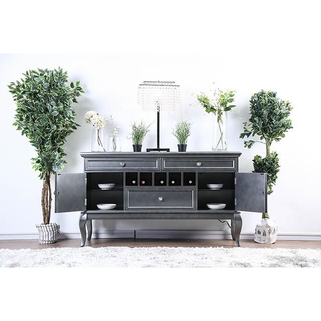 Amina Gray Server - Visions in Furniture (La Mirada, CA)