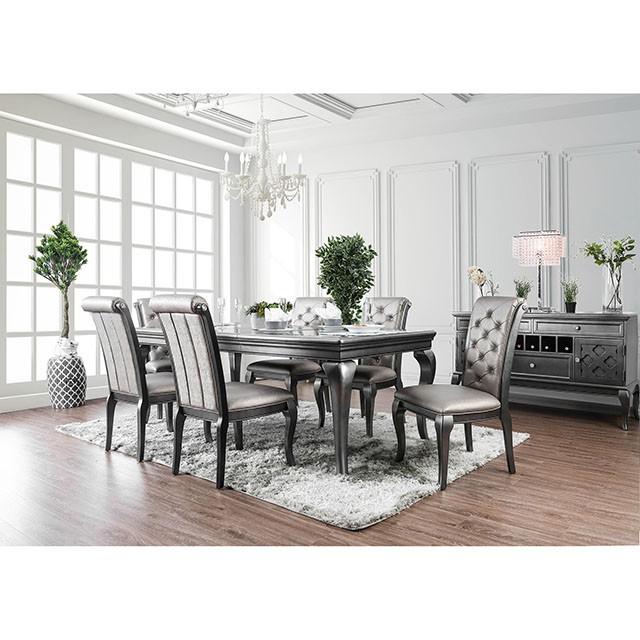 Amina Gray Side Chair (2/CTN) - Visions in Furniture (La Mirada, CA)