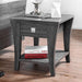 Amity Gray End Table - Visions in Furniture (La Mirada, CA)