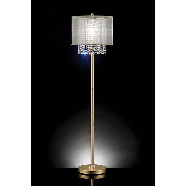 Ana Gold Ceiling, Floor & Table Lamp - Visions in Furniture (La Mirada, CA)