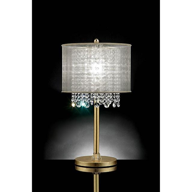 Ana Gold Ceiling, Floor & Table Lamp - Visions in Furniture (La Mirada, CA)