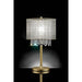 Ana Gold Ceiling, Floor & Table Lamp - Visions in Furniture (La Mirada, CA)
