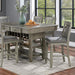 ANAYA Counter Ht. Table, Gray - Visions in Furniture (La Mirada, CA)