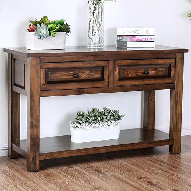 Annabel Walnut Sofa Table - Visions in Furniture (La Mirada, CA)