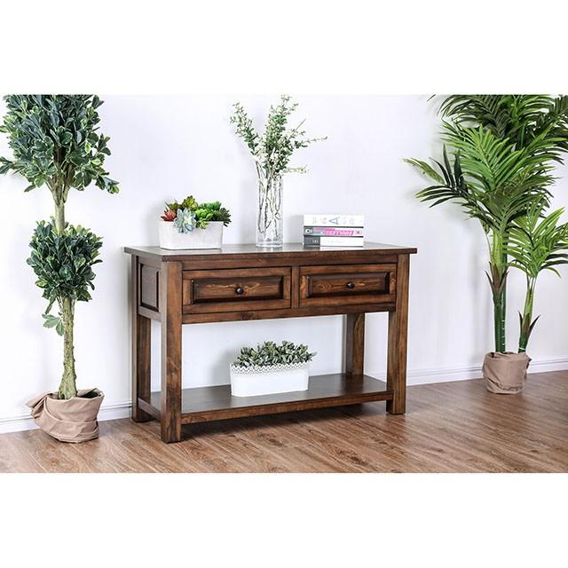Annabel Walnut Sofa Table - Visions in Furniture (La Mirada, CA)
