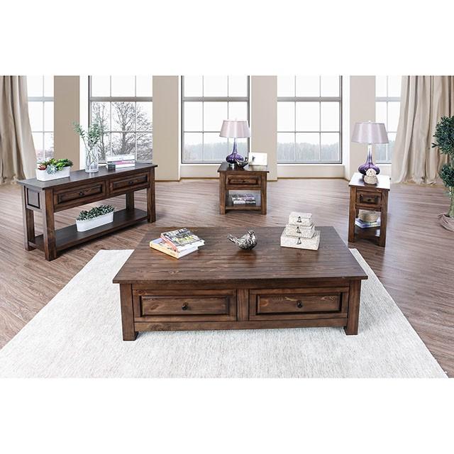 Annabel Walnut Sofa Table - Visions in Furniture (La Mirada, CA)