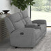 Antonius Manual Recliner Loveseat w/ Console - Visions in Furniture (La Mirada, CA)