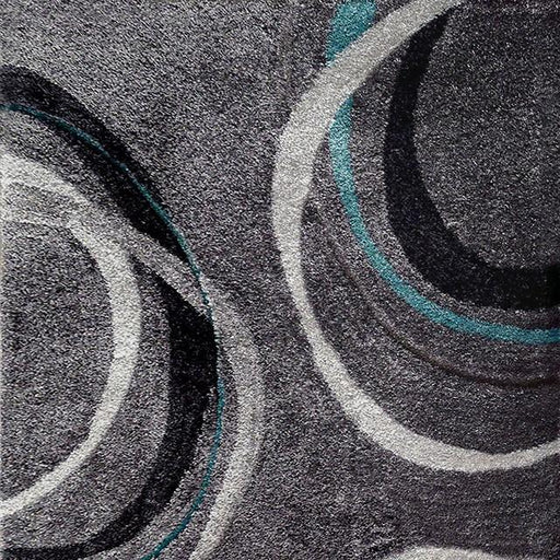 Caledon Gray 5' X 7' Area Rug - Visions in Furniture (La Mirada, CA)