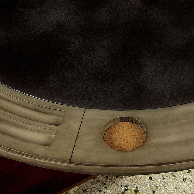 YELENA Gray Game Table - Visions in Furniture (La Mirada, CA)
