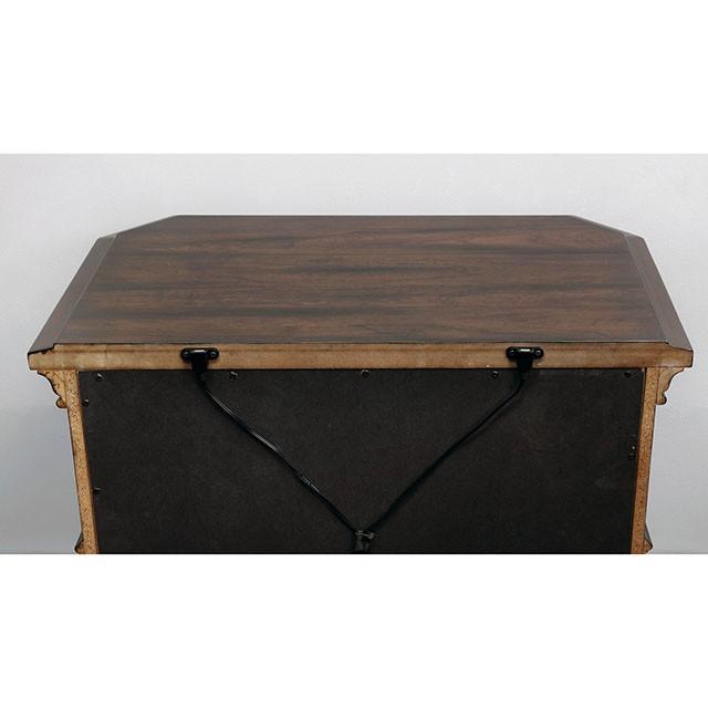 Calliope Espresso Night Stand - Visions in Furniture (La Mirada, CA)