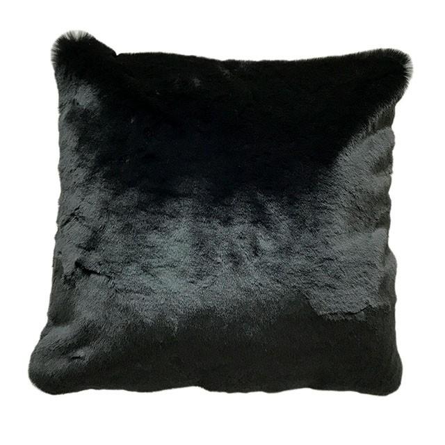 Caparica Black 20" X 20" Pillow, Black - Visions in Furniture (La Mirada, CA)