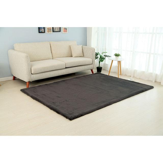 Caparica Charcoal 5' X 7' Area Rug - Visions in Furniture (La Mirada, CA)