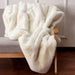 Caparica Off White Throw, Off White - Visions in Furniture (La Mirada, CA)