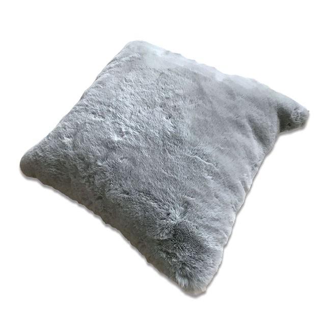 Caparica Silver 20" X 20" Pillow, Silver - Visions in Furniture (La Mirada, CA)