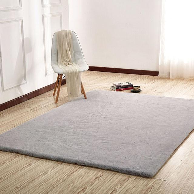 Caparica Silver 5' X 7' Area Rug - Visions in Furniture (La Mirada, CA)