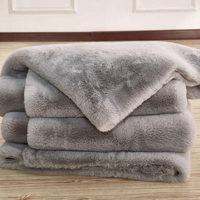 Caparica Silver 5' X 7' Area Rug - Visions in Furniture (La Mirada, CA)