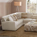 CARLETON Sectional, Ivory/Tan - Visions in Furniture (La Mirada, CA)