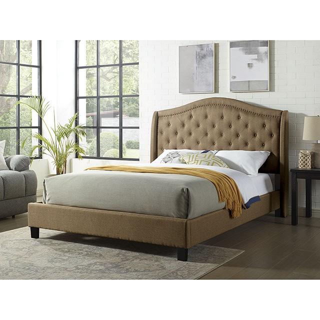 Carly Bed Grey & Brown - Visions in Furniture (La Mirada, CA)