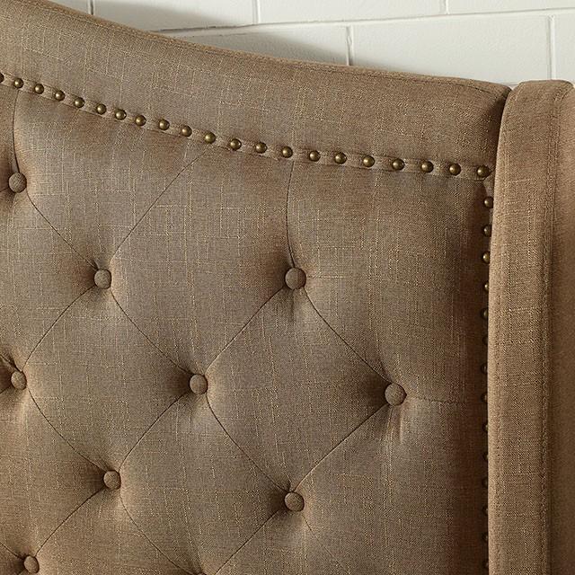 Carly Bed Grey & Brown - Visions in Furniture (La Mirada, CA)