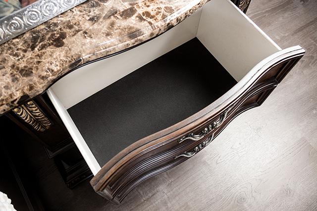 Aquilina Nightstand, USB - Visions in Furniture (La Mirada, CA)