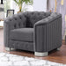 CASTELLON Chair, Dark Gray - Visions in Furniture (La Mirada, CA)