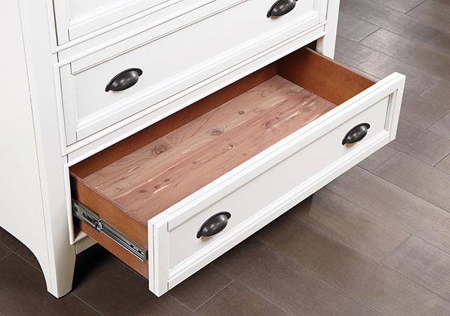 CASTILE Chest, White - Visions in Furniture (La Mirada, CA)