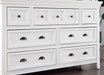 CASTILE Dresser, White - Visions in Furniture (La Mirada, CA)