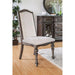 ARCADIA Rustic Natural Tone/ Ivory Side Chair (2/CTN) - Visions in Furniture (La Mirada, CA)