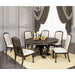 Arcadia Rustic Natural Tone Round Dining Table - Visions in Furniture (La Mirada, CA)